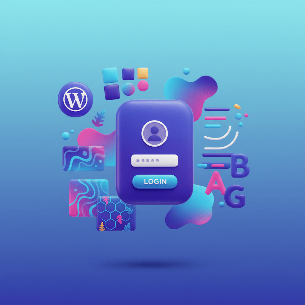 Illustration hide login